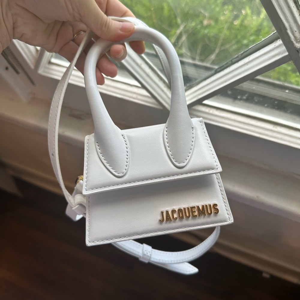 Jacquemus White Le Chiquito Mini Bag NEVER WORN